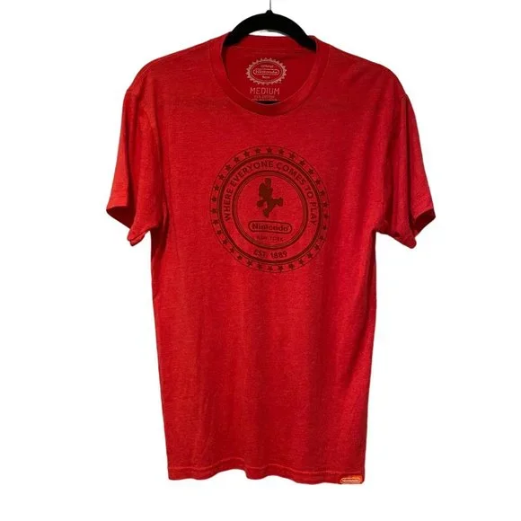 Nintendo Tops Official Nintendo Shop New York Mario Print T
